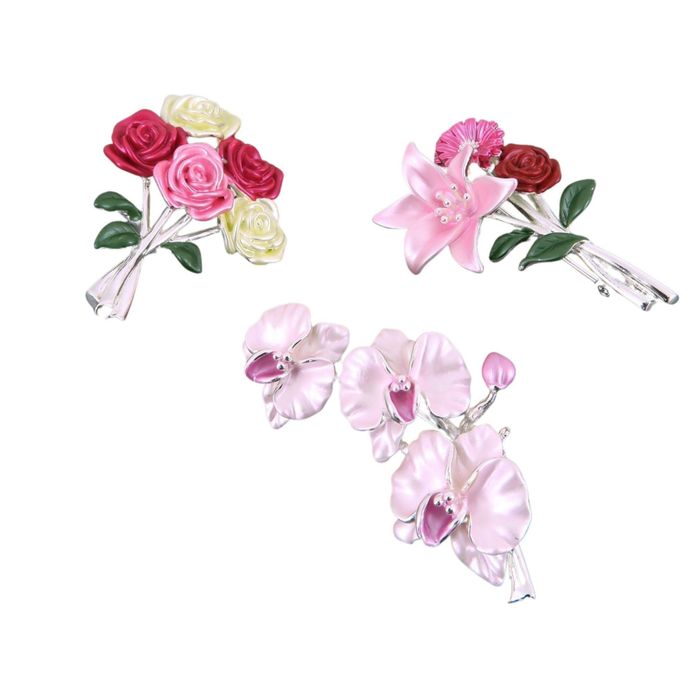 Flower Bouquet Brooches